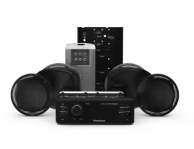 Rockford Fosgate 780687356132 Hd9813rg-stage2 Source Unit And Two Speakers Kit