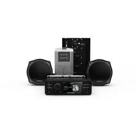 Rockford Fosgate 780687356170 Hd9813sg-stage2 Source Unit Two Speakers And Amplifier Kit