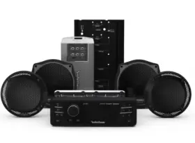 Rockford Fosgate 780687356200 Hd9813rgu-stage2 Source Unit And Four Speakers Kit