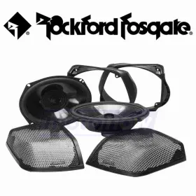 V21n Rockford Fosgate Mn/v21n Power Rear Audio Kit For 2014-2020 Harley Davidson Flhr Aj