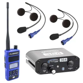 364-2p-hk-r1 Rugged Radios Intercom Kit / Bluetooth With Helmet Kits R1 Radio