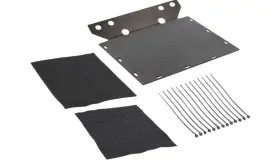 Bc-amp05 Saddle Tramp Amplifier Mounting Plate Black #bc-amp05 Harley Davidson Road Glide