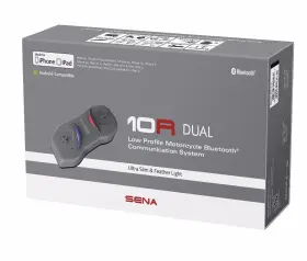 10r-02 Sena 10r Low Profile Headset With Intercom Single