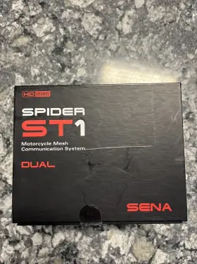 674305 Sena 16 Spider-st1-01d Motorcycle Mesh Communication System Dual Pac Helmet Headset