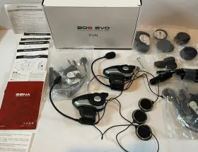 20s-evo-01d Sena 20s Evo Dual Motorcycle Bluetooth Communication System 2-pack