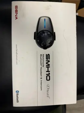 Smh10 Sena 885465000594 Motorcycle Bluetooth Headset And Intercom Dual Only 1 Mic