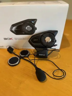 M01513 Sena 30k Motorcycle Bluetooth Communication System With Mesh Intercom - Like New