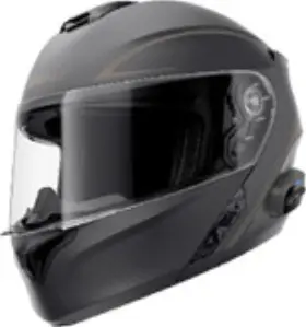 Outrushr-mb00l1 Sena Outrush R Flip-up Helmet Lg Matte Black Outrushr-mb00l1 Sena Outrush R Flip-up Helmet Lg Matte Black
