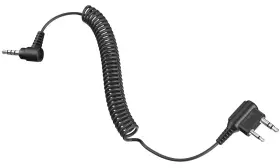 Sc-a0343 Sena 2-way Radio Cable For Kenwood Twin-pin Connector Nautitalk N2r