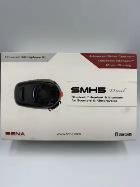 Smh5d-univ Sena Bluetooth Headset Earbuds Intercom Motorcycle Microphone Dual