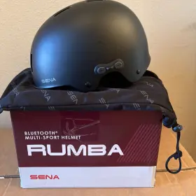 Sp84 Sena Rumba Smart Helmet Matte Black Large Bluetooth Multi-sport