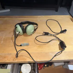 Cs-24rc Setcom Vintage Aviation / Ground Crew Communications Headset