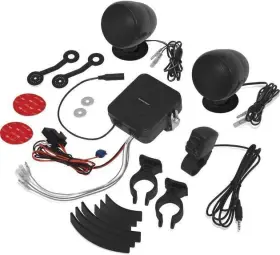13-250bk Show Chrome Stereo Sound System Black