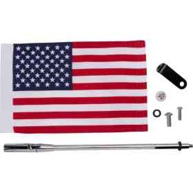 44-104 Show Chrome Folding Flag Pole -