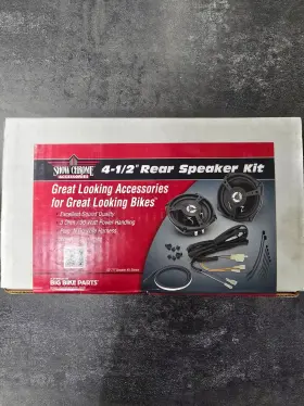 52-717 Show Chrome 4-1/2 Rear Speakers 2001-05 Goldwing