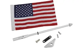 52-965 Show Chrome Folding Flagpole