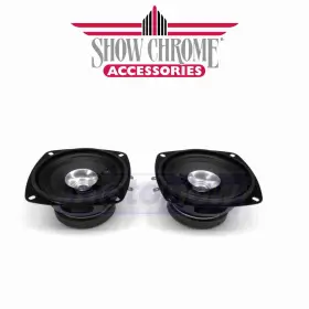 8knb Show Chrome Mn/8knb Goldwing Speaker Kit For 1988-1990 Honda Gl1500 Gold Wing - Wg