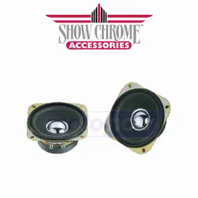 Az0s Show Chrome Mn/az0s Goldwing Speaker Kit For 1986 Honda Gl1200sei Gold Wing Xr