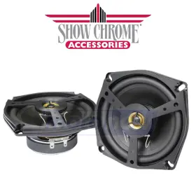 Psf7 Show Chrome Mn/psf7 5 1/2 Inch Two-way Front Speaker Kit For 2007-2016 Honda Gl1800 Io
