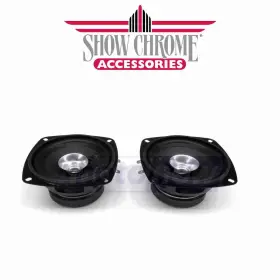 Scp4 Show Chrome Mn/scp4 Goldwing Speaker Kit For 2006-2008 Honda Gl1800p Gold Wing Ir