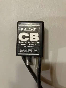 Cb10-2w Test Cb Cb10-2w/l Vintage Secret Antenna Model Car Radio Interface