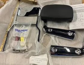 A9901056 Triumph Motorcycle Oem Sissybar Backrest Passenger Bonneville America