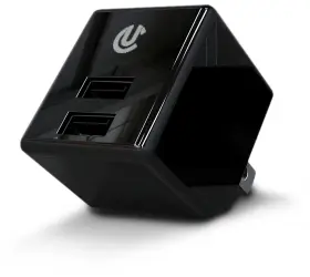 111042 Uclear Dual Port Ac/usb Charge Adapter