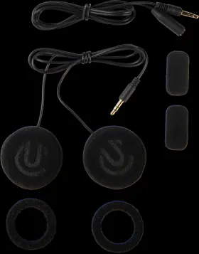 111045 Uclear Hdx Helmet Speakers 47mm Diameter 3.5mm Jack