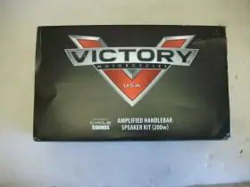 2879625-266 Victory New Nos Oem Motorcycle Handlebar Speakers Kit