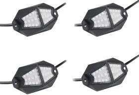 25-400 Whip-it Wide-angle Led Rock Lights - 4 Pod