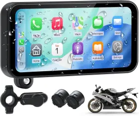 Ip67 Wonsidary W622 Wireless Motorcycle Touchscreen With Carplay And Android Auto Waterproof Gps