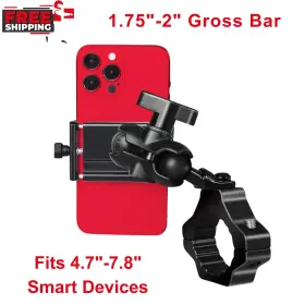 Zidiyoruo 711181567939 Utv Phone Holder Fits 4.7 Inch -7.8 Sxs Mount On 1.75 -2 Roll Cage Bar