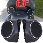 King Tour Pak Pack Rear 6.5" Speaker Pods Box Trunk For Harley Fltr Flhr 2014-UP New. Price: $103.95.