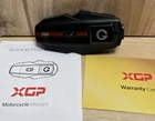 Xgp Motorcycle Bluetooth Headset V5.2 W/ Music Sharing, 1200M Helmet Open. Price: $49.99.