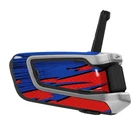For Cardo Packtalk Bold Device Skin Cover Protection Sticker X2 Blue Red Zag New. Price: $23.53.