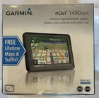Garmin Nuvi 1490 Lmt 5" Gps Lifetime Maps & Traffic Touchscreen - New Open Box. Price: $25.00.