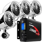Motorcycle Speakers Bluetooth Inch Waterproof Radio TJ4-Q Chrome New. Price: $206.59.