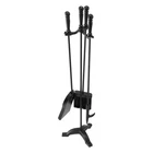 Fireplace Tool SET,4 Pcs Holder With Three-prong Stand,ash New. Price: $43.00.