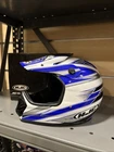 Hjc Burn AC-X3 Helmet New Blue Black White. Price: $19.00.