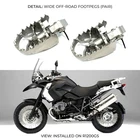 Twistable Wide Front Pegs Footrests For Bmw R1200GS, F800GS, F700GS Silver New. Price: $123.16.