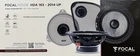 New Focal HDA165-2014UP 6-1/2" Component Speaker System For Select 2014+ Harley. Price: $329.00.