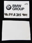 New Genuine 1987-2019 Bmw Motorcycle Gps Navigation Mounting Foil Part Oem. Price: $9.31.