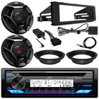 Jvc KD-T92MBS Single Din Receiver + Install Kit, 2X 6.5" 300W Speakers W/adapter New. Price: $354.99.