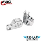 Drag Specialties 1611-2123 Chrome Two-piece Footpeg Clamps For 1-1/4" Bar New. Price: $127.67.