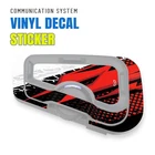 For Cardo Freecom 4X 2X Headset Protective Sticker Skin Pcs Red Stripe New. Price: $26.30.
