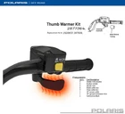 Polaris 1993-2023 Sportsman Atv 90CC-1000CC Thumb Warmer Only Kit- 2877364 New. Price: $59.99.