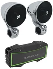 Pair Kicker 47PSM32 3" Motorcycle/atv Handlebar Speakers + Bluetooth New. Price: $203.95.