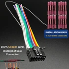 Power Wire Harness For Kenwood KMRD375BT KMR-D375BT Kit With Connectors New. Price: $10.95.