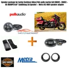 Speaker Package For Harley Davidson + X9 Saddlebag Lid And 6.5 Adapter New. Price: $349.95.