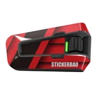 Glossy Vinyl Wrap Sticker Cover X2 SS001 Red Tape For Cardo Packtalk Edge New. Price: $23.96.